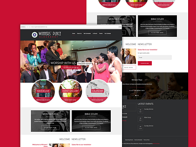 RCGG Winnersplace Website design graphic design web design