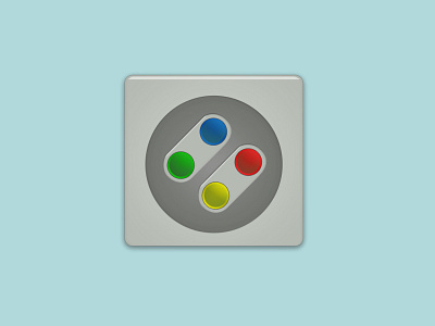 SNES App icon app icon illustration