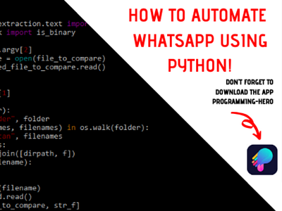 How to Automate WhatsApp With 15 lines of Python Code