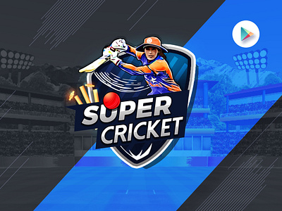 super cricket app 2020 trend app design cricket cricket app cricket logo game app game design play store superstar ui ux