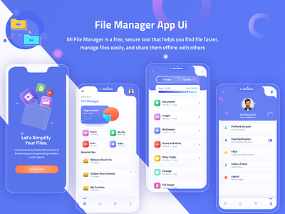 File Manager App Design app app design app ui application design applications ui file file explorer file management file manager file manager app file storage folder mobile app storage storage app ui
