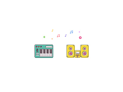 Daily Ui #012 ICON design icon illustration music ui