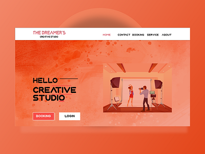 Photo Studio - Landing Page adobe xd coding desain web design figma figma design html css icon landing page landingpage pallete photo photo studio ui ux web