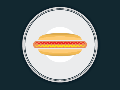 Hot Diggity Dog design food hotdog illustration lunch lunchtime vector