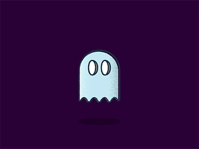 Ghosty animation boo ghost halloween illustration trick or treat