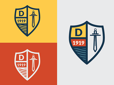 Academia Logo Proposal academic brand college date logo rebrand sword