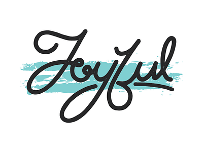 Joyful V2 joyful lettering typography vector