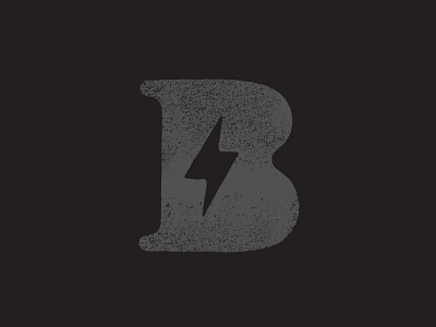 Identity Concept b brand identity letter lightning logo