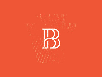 Glyph Concept b brand branding glyph identity keystone logo orange pennsylvania