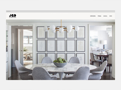Josh Greene Design design interior design interior designer new york nyc web design webflow website