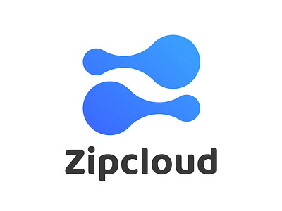 ZipCloud: Cloud Computing Logo app brand branding dailylogochallenge design harris robert illustrator logo logotipo logotype