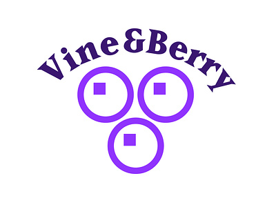 Vine&Berry: Geometric Logo