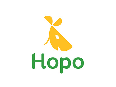 Hopo: Kangaroo Logo brand branding colombia dailylogochallenge design harris robert illustrator logo logotipo logotype