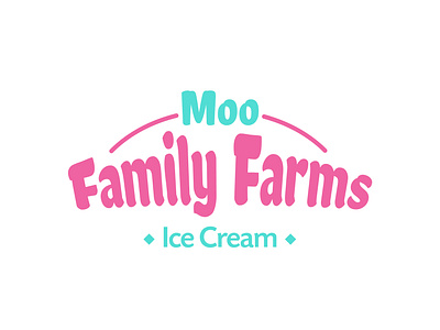 Family Farms Ice Cream: Ice Cream Company Logo