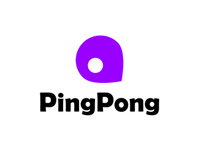 Pingpong: Messaging App brand branding colombia dailylogochallenge design harris robert illustrator logo logotipo logotype