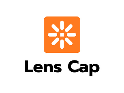 Lens cap: Camera App brand branding colombia dailylogochallenge design harris robert illustrator logo logotipo logotype