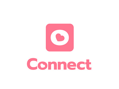 Connect: Dating App brand branding colombia dailylogochallenge design harris robert illustrator logo logotipo logotype