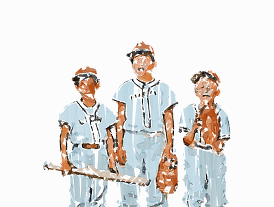 Ball Game editorial illustration graphicdesign illustration markers procreate