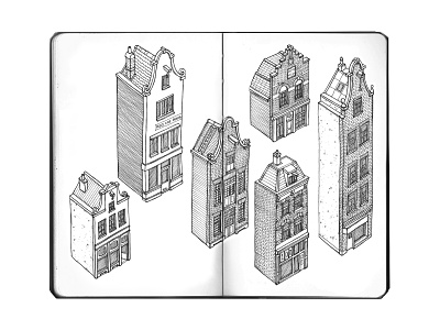 Sketchbook_25 amsterdam architecture artwork design illustration ink moleskine netherlands sketch sketchbook vavova
