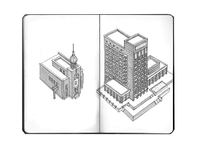 Sketchbook_26 architecture artwork design illustration ink moleskine redbrick sketch sketchbook soviet