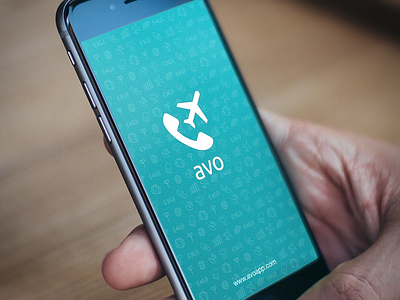 AVO application new logo android ios logo mobile product design phone roaming ui ux