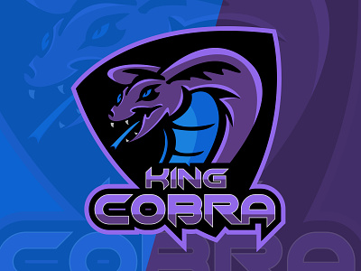 king cobra esport logo branding cobra design esportlogo gamer gaming graphic design icon illustration illustrator king logo logodesign mascot character mascot logo minimal sport tournament vector web