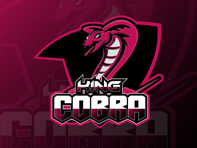 king cobra esport logo branding cobra design esport esportlogo gamer gaming graphic design illustration king logo logo design logodesign mascot mascot character mascot design mascot logo squad team logo