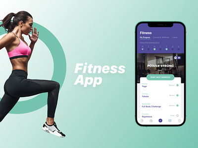 Health & Fitness App app branding design fitness helth ui ux web