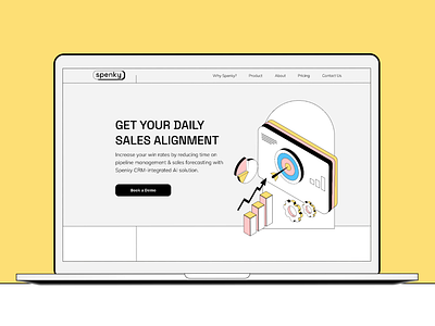 Promo site on Tilda for CRM