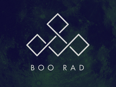 Boo Rad Logo band buddhism duotone logo moon music space