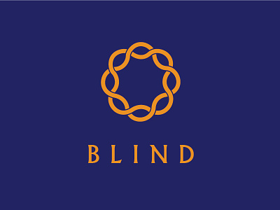 Blind Logo abstract blind gender neutral greece greek logo logotype mythology typography