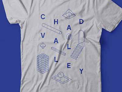 Chad Valley Shirt abstract apparel band design illustration minimal music shirt t shirt typography