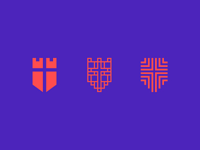 Shields abstract christian design icon identity logo logomark mark non profit shield