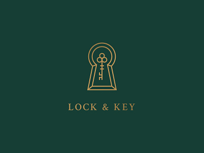 🔒 & 🔑 key lock logo logomark mark product design symbol