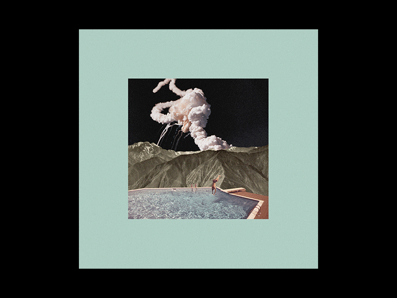 Broadwood — "Way Back When" album art band collage design music single
