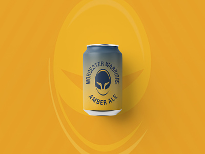 Worcester Warriors - Premiership Beers Collection ale beer beer can branding can design can designer cider craft beer craft can craft lager design lager rugby rugby world cup worcester
