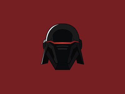 Second Sister - Jedi Fallen Order attack of the clones baby yoda babyyoda clonewars darkside design flat design flat illustration helmet helmet design illustration jedi jedi fallen order second sister simple sith starwars starwarsday