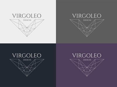 Virgoleo Design Logo brand branding branding design graphic design letter l letter v lines logo logo design polygonal