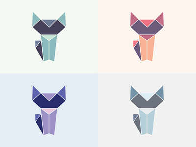 Poly Cat cat graphic design illustration polygonal