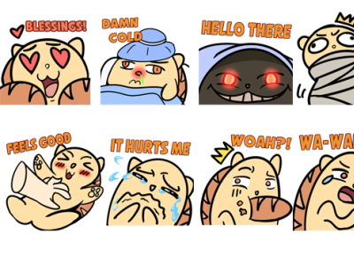sticker sample 3 anime commision expression icon twitchemote