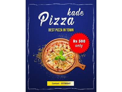Pizza flyer design