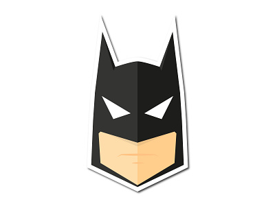 Batman batman characterdesign dccomics illustration sticker stickerdesign vector
