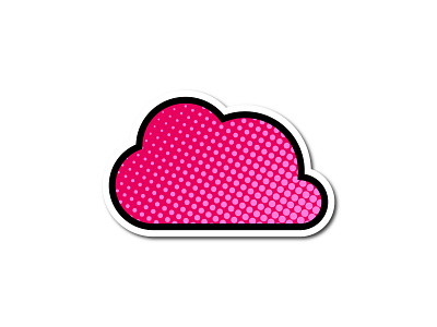 Cloud cloud sticker stickerdesign vector
