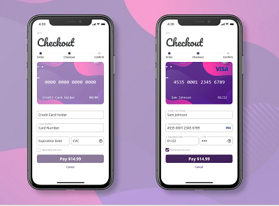 Daily UI 002 - Credit Card form checkout form daily ui 002 daily ui challenge design ui