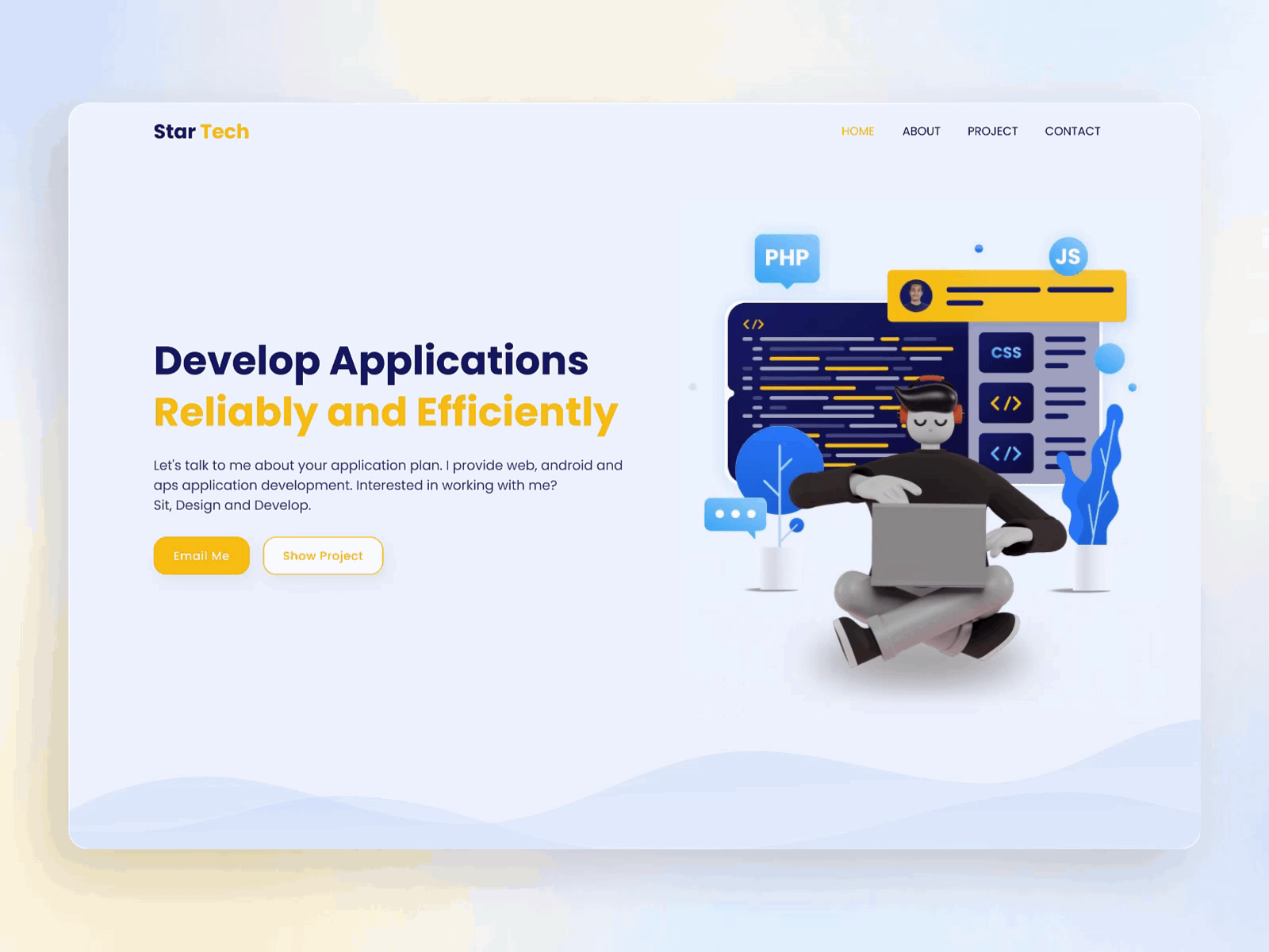 Portfolio Landing Page Exploration design landing design landing page landing page design landingpage ui ux website