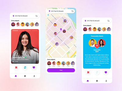 Temenin App - Dating App With Personality Match Concept