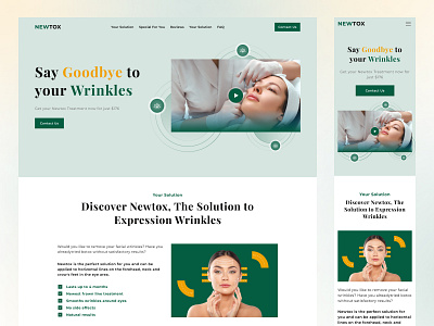 Newtox - Treatment Landing Page