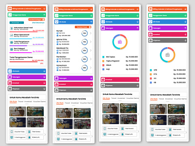 Financial Mobile Web Beranda Page #2 finance website financial financial web mobile web ui ux