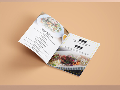 awesome restaurant menu food flyer