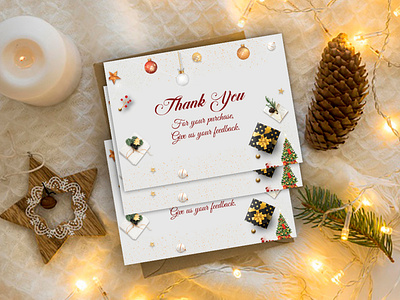 wedding invitation christmas, thanks, greetings gift card